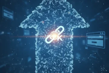 Visual representation of a strategic backlink campaign, showing multiple high-authority websites linking to a central target site, illustrating a robust SEO link building strategy.