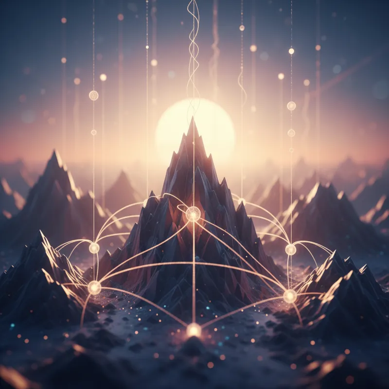 Illustration showing a network of high DA links connecting authoritative websites, symbolizing strong SEO and improved domain authority.