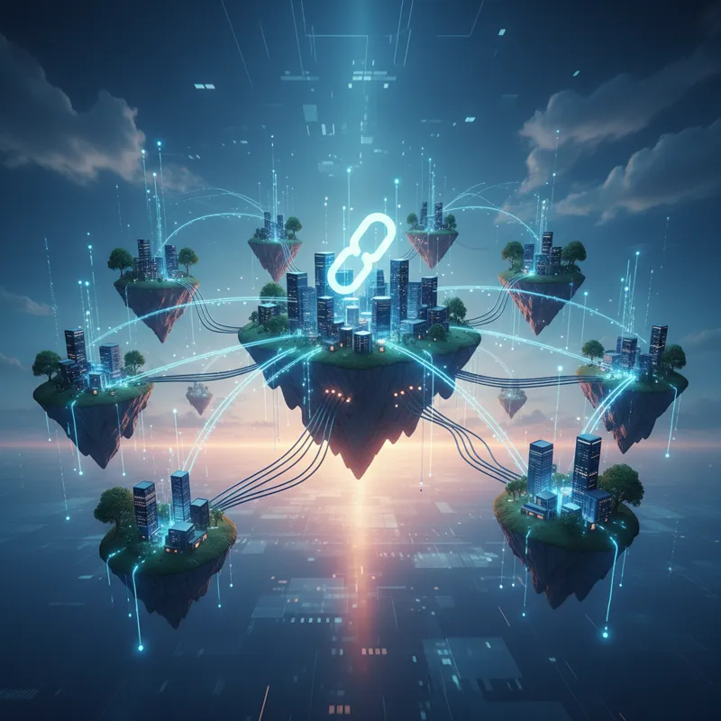 Close-up of a laptop screen displaying a blog post titled 'The Ultimate Guide to Link Building Strategies' with relevant icons and text, representing a link building blog.