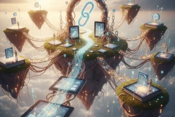 Infographic demonstrating the process and benefits of resource link building for SEO.